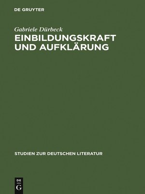 cover image of Einbildungskraft und Aufklärung